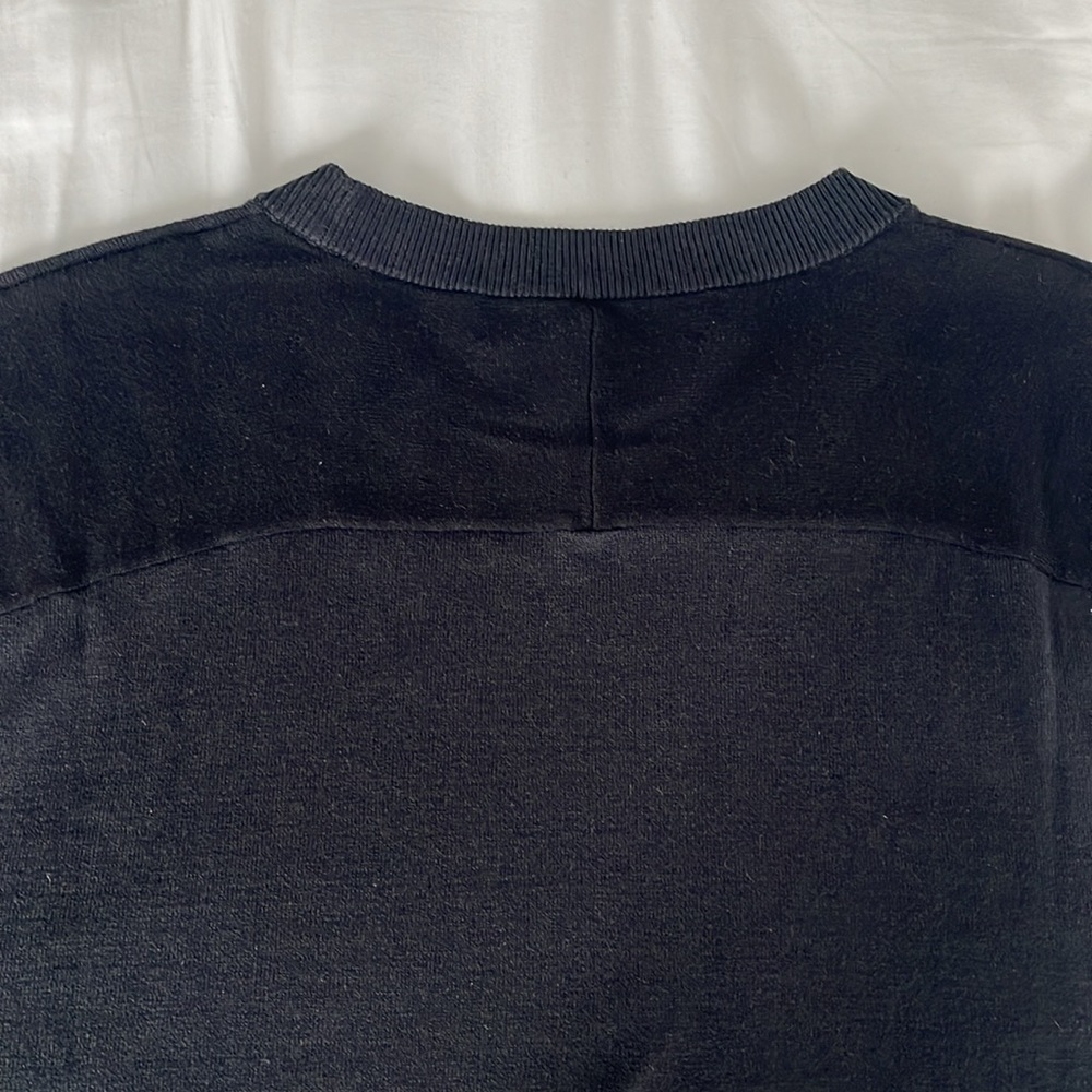 Rag & Bone - Men’s Barrow Crew Sweater - Black - XL - Picture 5 of 7